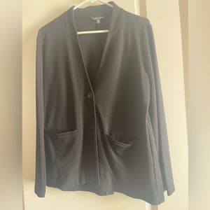 Eileen fisher Black coat.